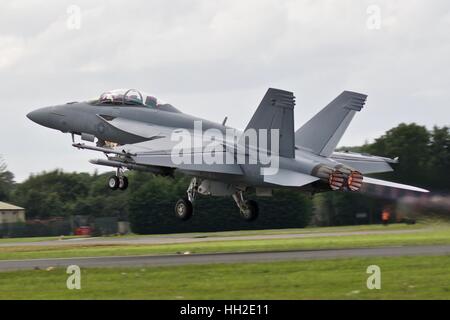US Navy Boeing F/A-18E/F Super Hornet Stock Photo
