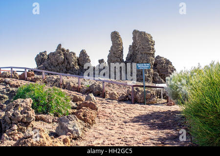 Roque de Los Muchachos. The highest peak of La Palma in Canary Islands at 2426m above sea level.