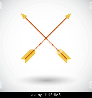 Arows. Flat vector icon for mobile and web applications. Vector illustration. Stock Vector