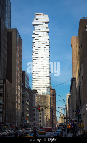 56 Leonard Street, a luxury residential building in TriBeCa in New York City Stock Photo