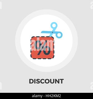 Coupon icon vector. Flat icon isolated on the white background. Editable EPS file. Vector illustration. Stock Vector