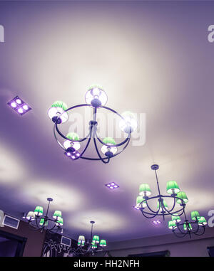 overhead illumination Stock Photo