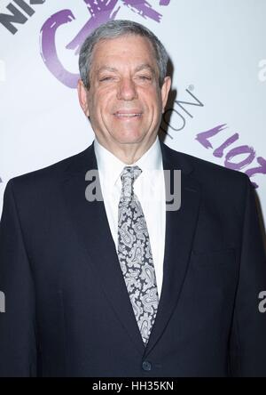 New York City, New York, USA. 14th Jan, 2018. CEO of Modell's Sporting  Goods MITCHELL MODELL and actress MIRA TZUR attend the 2018 National Retail  Federation Gala held at Pier 60 at