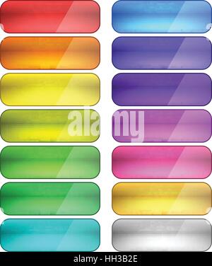 web buttons set Stock Vector