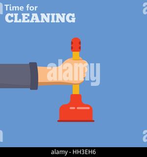 Plumbing Service Concept Stock Vector