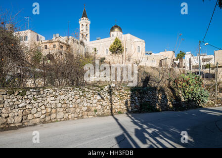 Exterior of the St. Nicholas Church, Beit Jala, Israel. Stock Photo