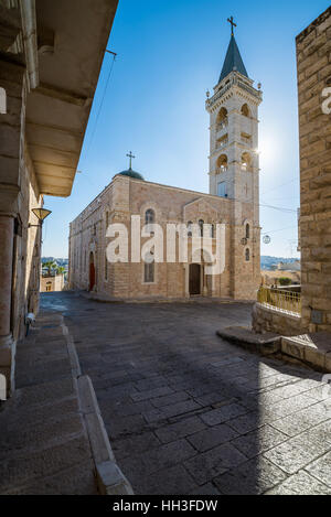 Exterior of the St. Nicholas Church, Beit Jala, Israel. Stock Photo