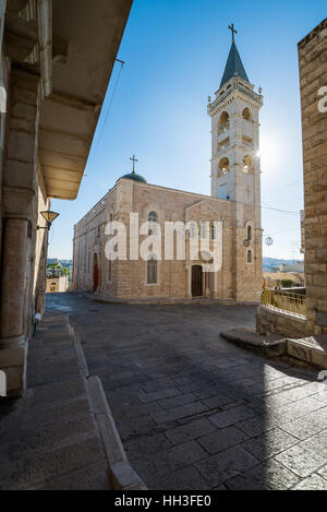 Exterior of the St. Nicholas Church, Beit Jala, Israel. Stock Photo