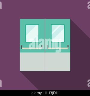 Double Doors Stock Vector