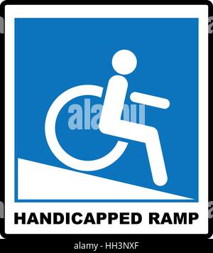 ramp icon on white background. Simple element illustration from Signs ...