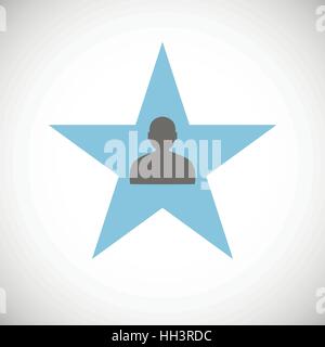 Classic star. Vector icon Stock Vector