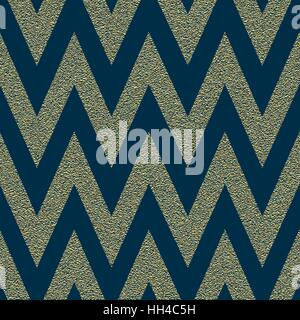 Gold Pattern in zigzag. Classic chevron seamless pattern. Vector design Stock Vector