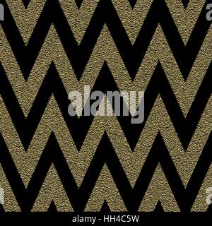 Gold Pattern in zigzag. Classic chevron seamless pattern. Vector design Stock Vector