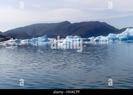 iceberg in the south coast of greenland Stock Photo