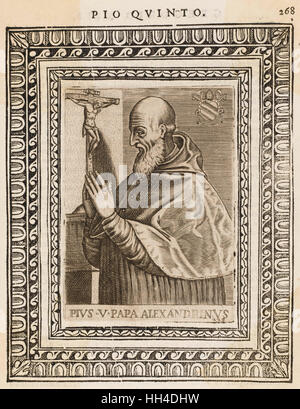 POPE PIUS V Stock Photo