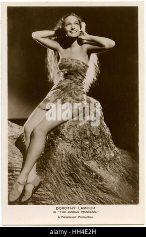 Dorothy Lamour Stock Photo