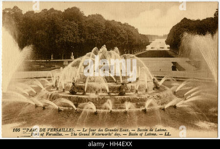 Bassin de Latone - Palace of Versailles, France Stock Photo