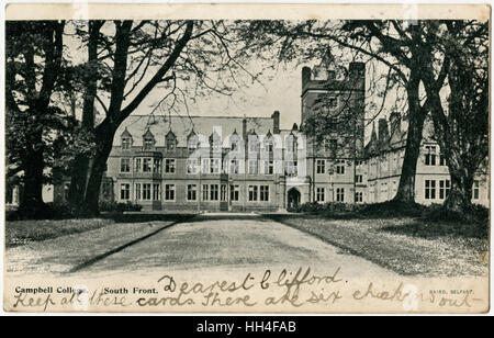 South Front of Campbell College, Belfast, Northern Ireland Stock Photo