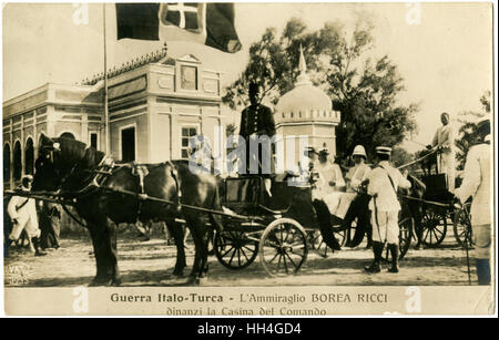 Italo-Turkish War - Raffaele Borea Ricci d'Olmo, Admiral Stock Photo