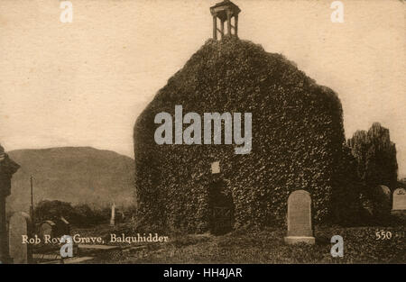 Rob Roy's grave, Balquhidder, Stirling, Scotland Stock Photo