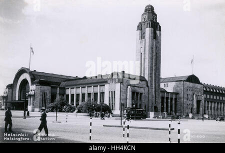 helsinki eliel saarinen railway station alamy designed central 1919