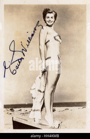 Esther Williams- American Film Actress. Stock Photo