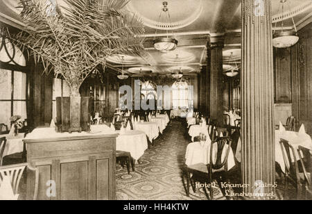 Lunch Room, Hotel Kramer, Malmo, Sweden Stock Photo