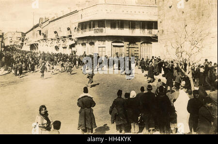 General Allenby enters Jerusalem during the First World War Stock Photo