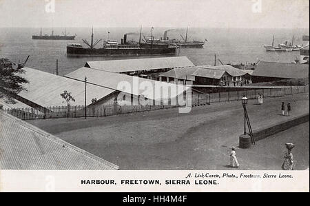 Harbour, Freetown, Sierra Leone, West Africa Stock Photo