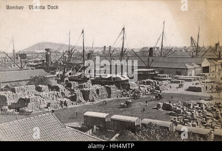 Victoria Dock, Bombay, India Stock Photo