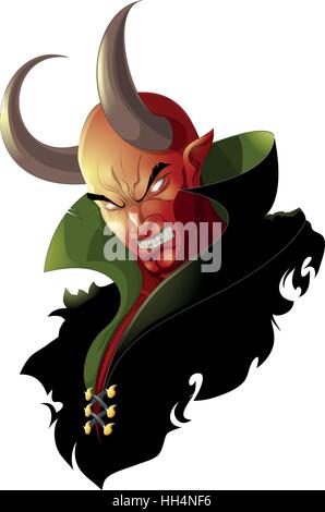 demon head image Stock Vector