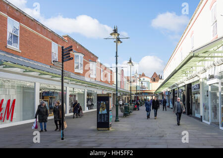 Interior of Old George Mall shopping centre, High Street, Salisbury, Wiltshire, England, United Kingdom Stock Photo