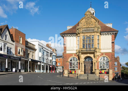 Town Hall, High Street, Marlborough, Wiltshire, England, United Kingdom Stock Photo