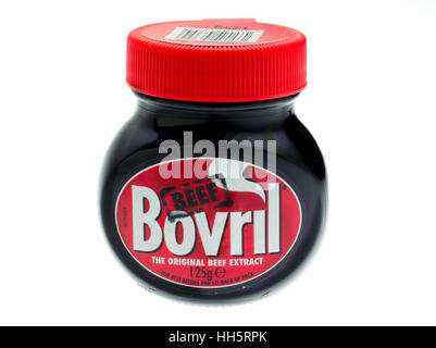 Jar of Bovril Beef Extract Stock Photo