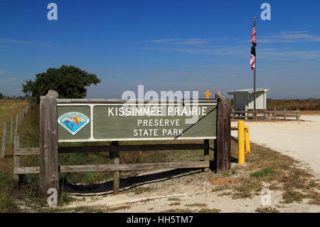 Kissimmee Prairie Preserve State Park in the State Of Florida Stock Photo