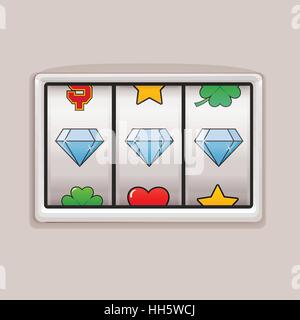 Slot Machine Jackpot Icon Vector Concept Stock Vector