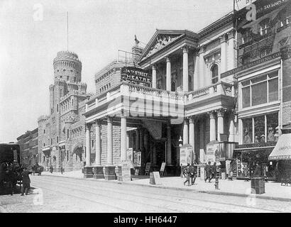 Armory and Theatre in 14th Street, New York City, USA Stock Photo