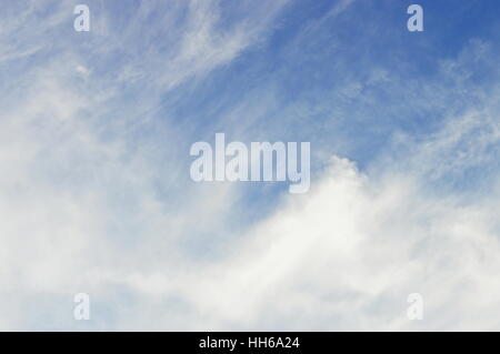 White cloud and blue sky Stock Photo