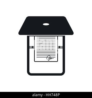 Scanner icon in simple style Stock Vector