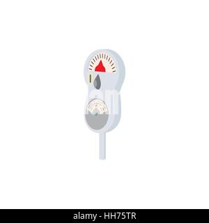 Measuring device icon, cartoon style Stock Vector