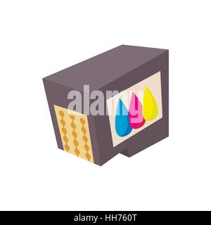 Cartridges for printer icon, cartoon style Stock Vector