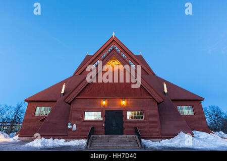 Kiruna Church, Kiruna kyrka, Lapland, Northern Sweden, Sweden Stock Photo