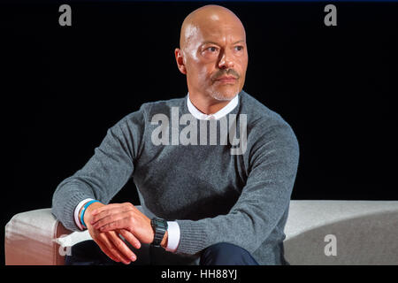 Moscow, Russia. 17th Jan, 2017. Film director Fyodor Bondarchuk at the lecture 'The attraction: Under the sign of secrecy' in the cinema 'October'. Credit: Victor Vytolskiy/Alamy Live News Stock Photo