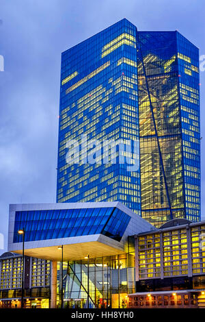 Seat of the European Central Bank, Frankfurt, Germany Stock Photo