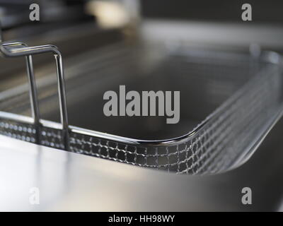 Industrial kitchen appliances for industrial kitchens; fryer detail Stock Photo