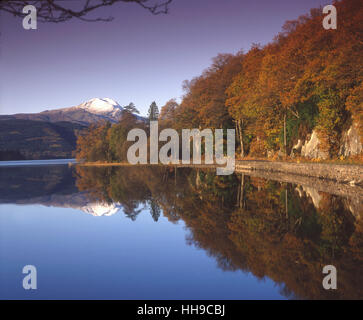 Loch Ard and Ben Lomond, Trossachs Stock Photo