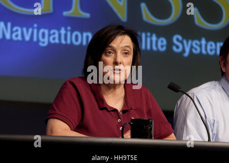 Christine Bonniksen, CYGNSS program executive with the Science Mission Directorate's Earth Science Division at NASA Stock Photo