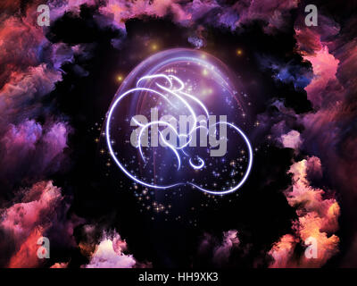 Embryo developing in the uterus, illustration Stock Photo - Alamy