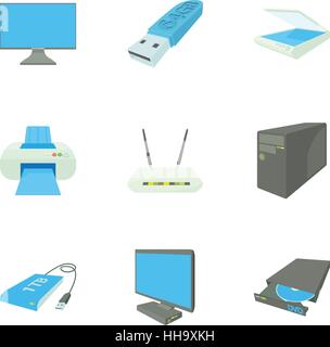 A system unit, a flash drive, a scanner and a SD card. Personal ...