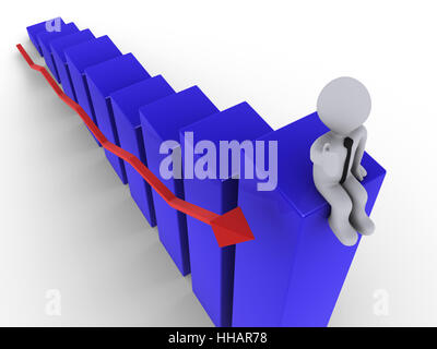 blue, successful, succesful, firm, firmly, chart, model, design, project, Stock Photo